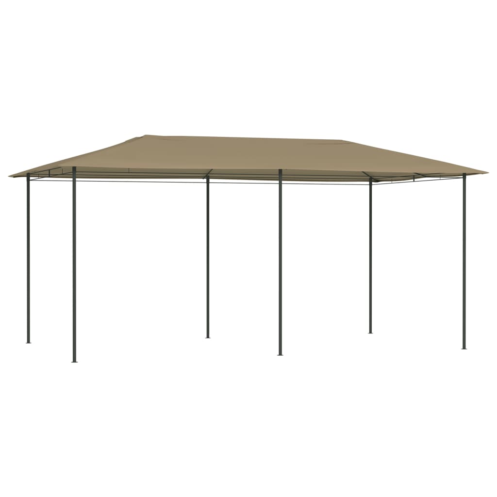  Paviljong 3x6x2,6 m taupe 160 g/m²