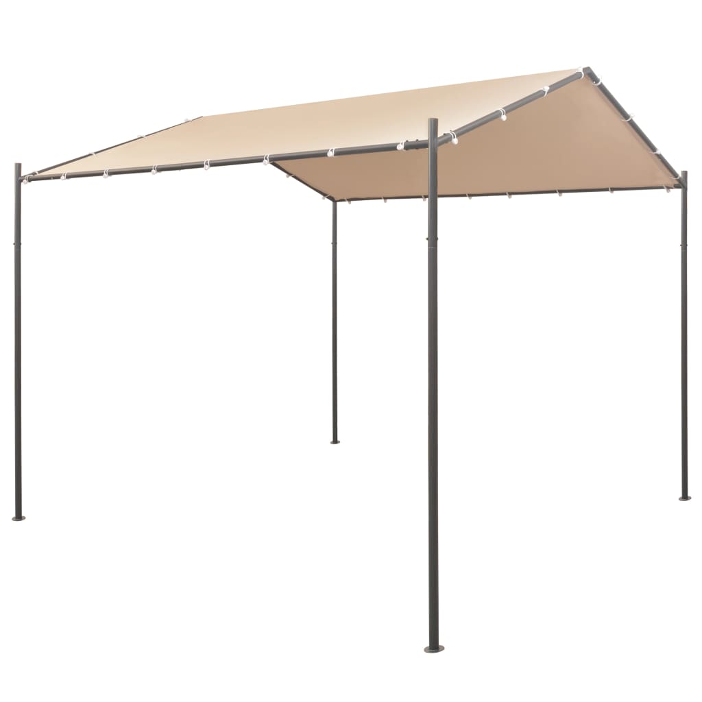  Paviljong 3x3 m stål beige