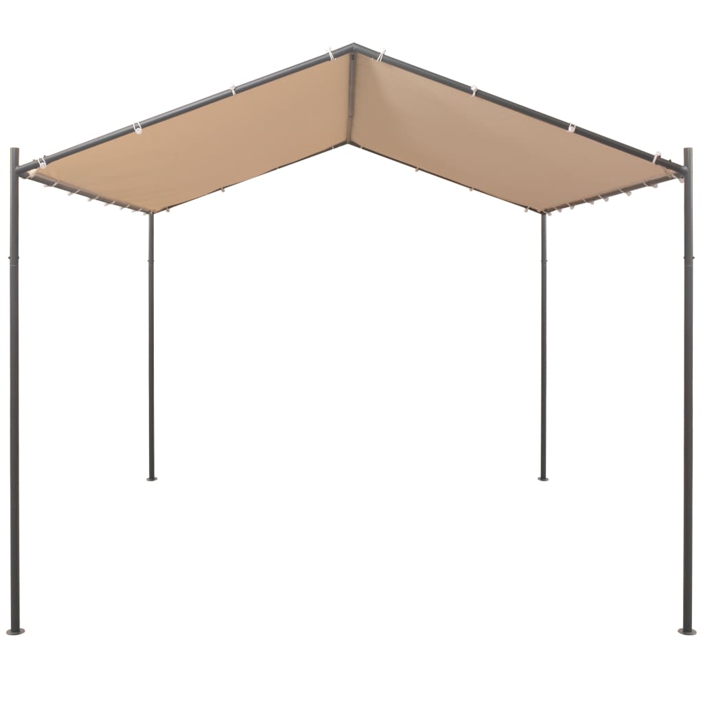  Paviljong 3x3 m stål beige