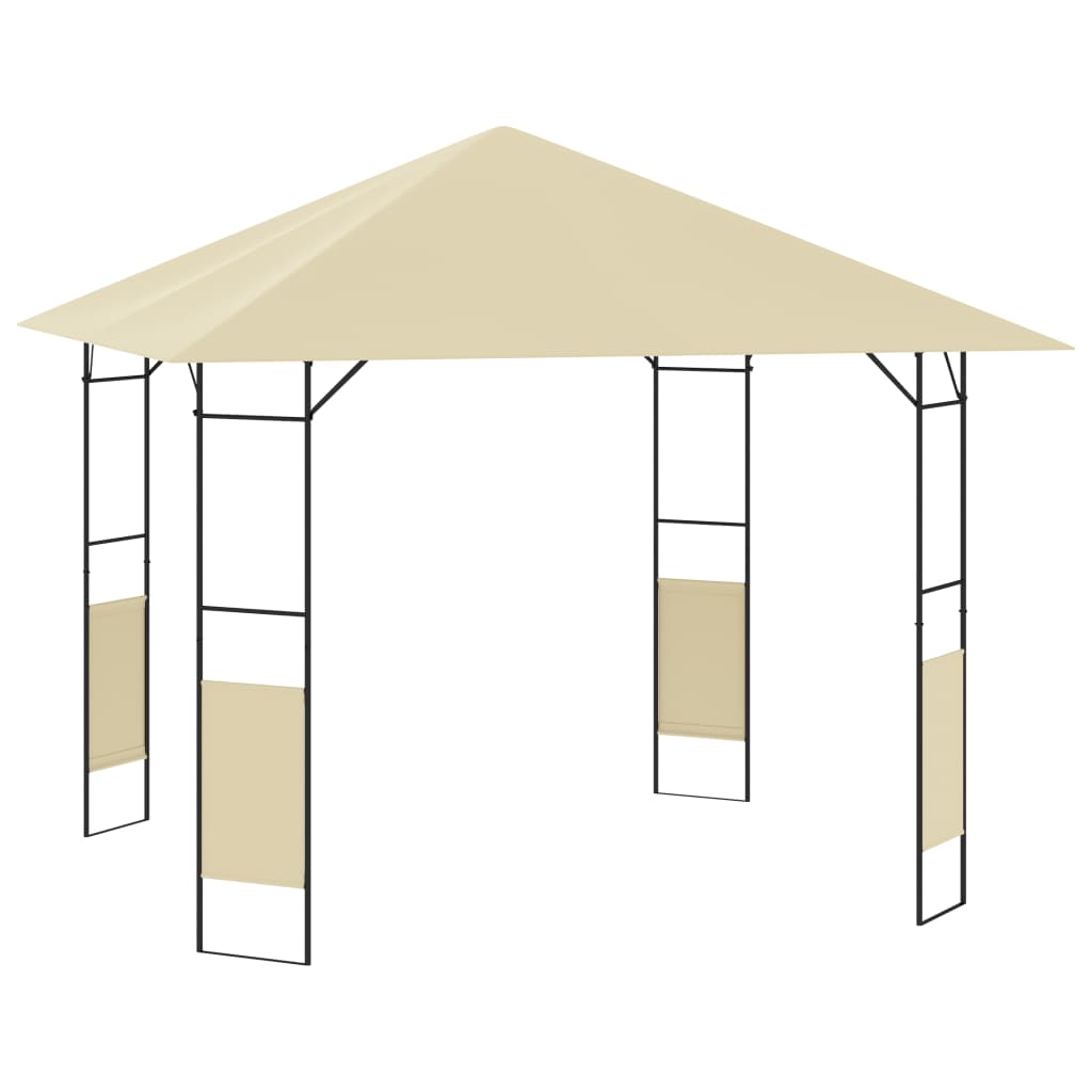  Paviljong 3x3x2,6 m gräddvit 160g/m²