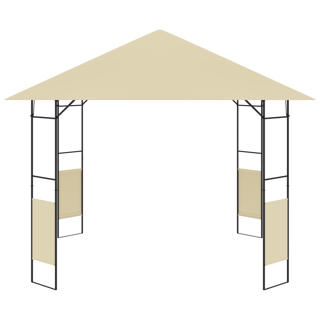  Paviljong 3x3x2,6 m gräddvit 160g/m²