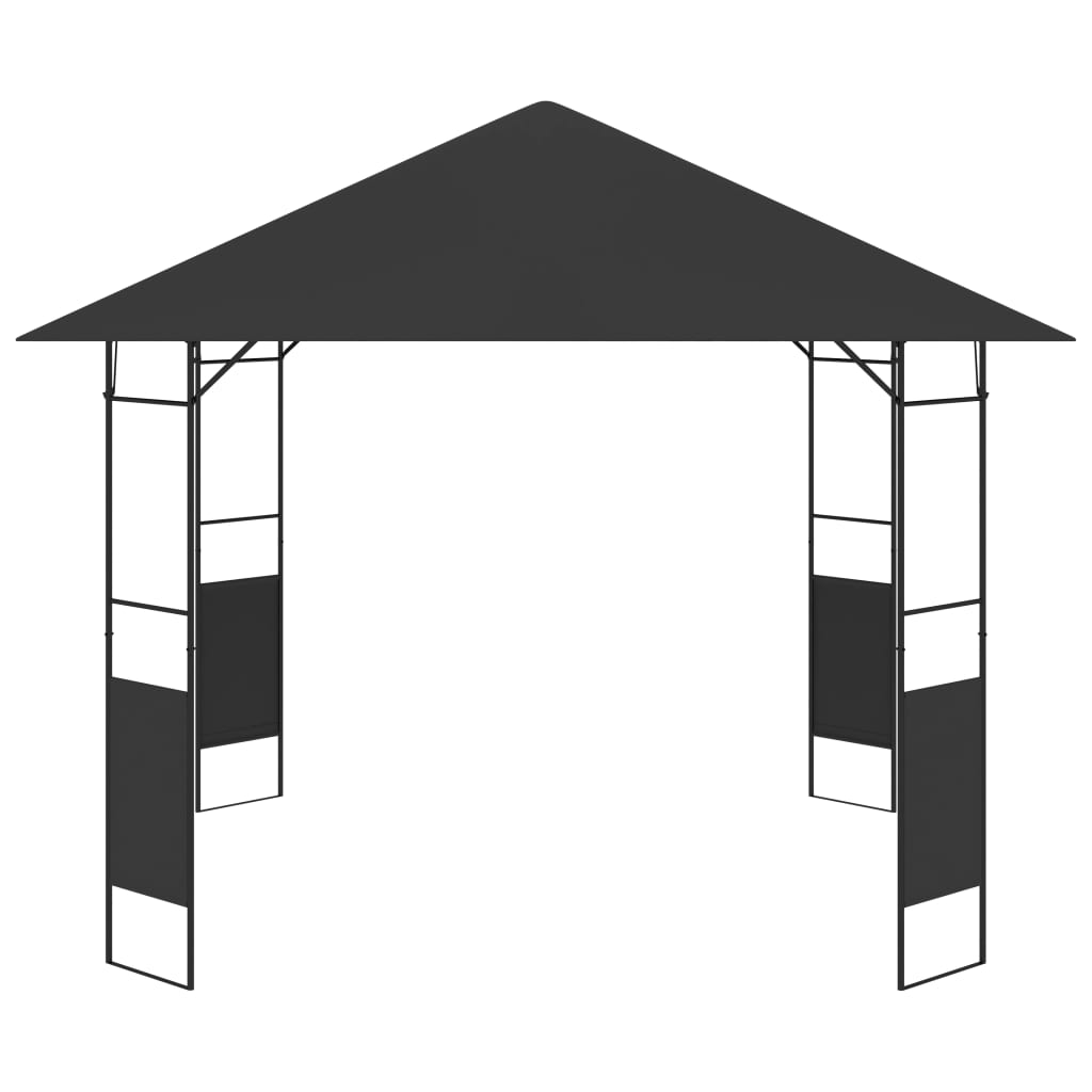  Paviljong 3x3 m antracit 160 g/m²