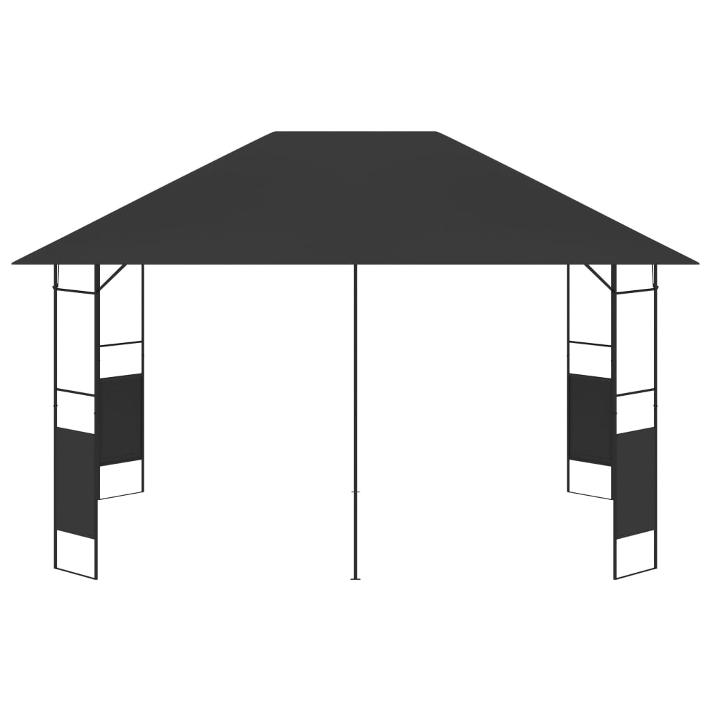  Paviljong 4x3 m antracit 160 g/m²