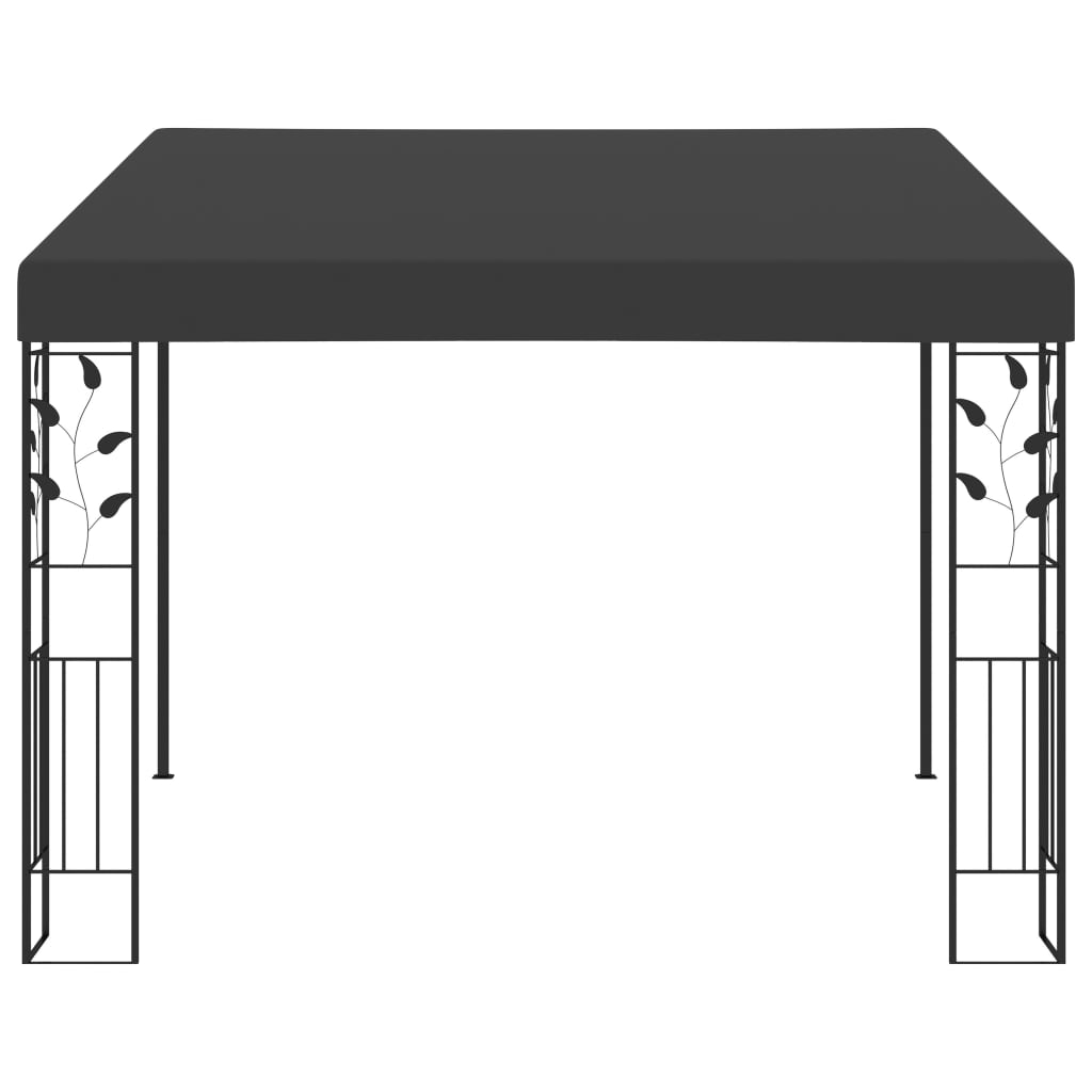  Väggmonterad paviljong 3x3x2,5 m antracit