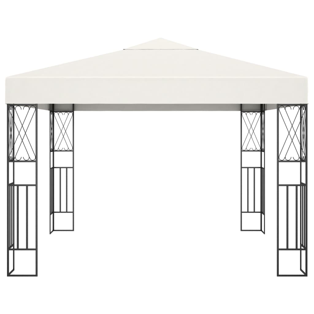  Paviljong 3x3 m gräddvit tyg