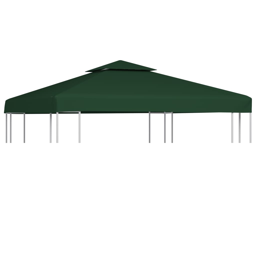  Paviljongtak 310 g/m² 3 x 3 m grön