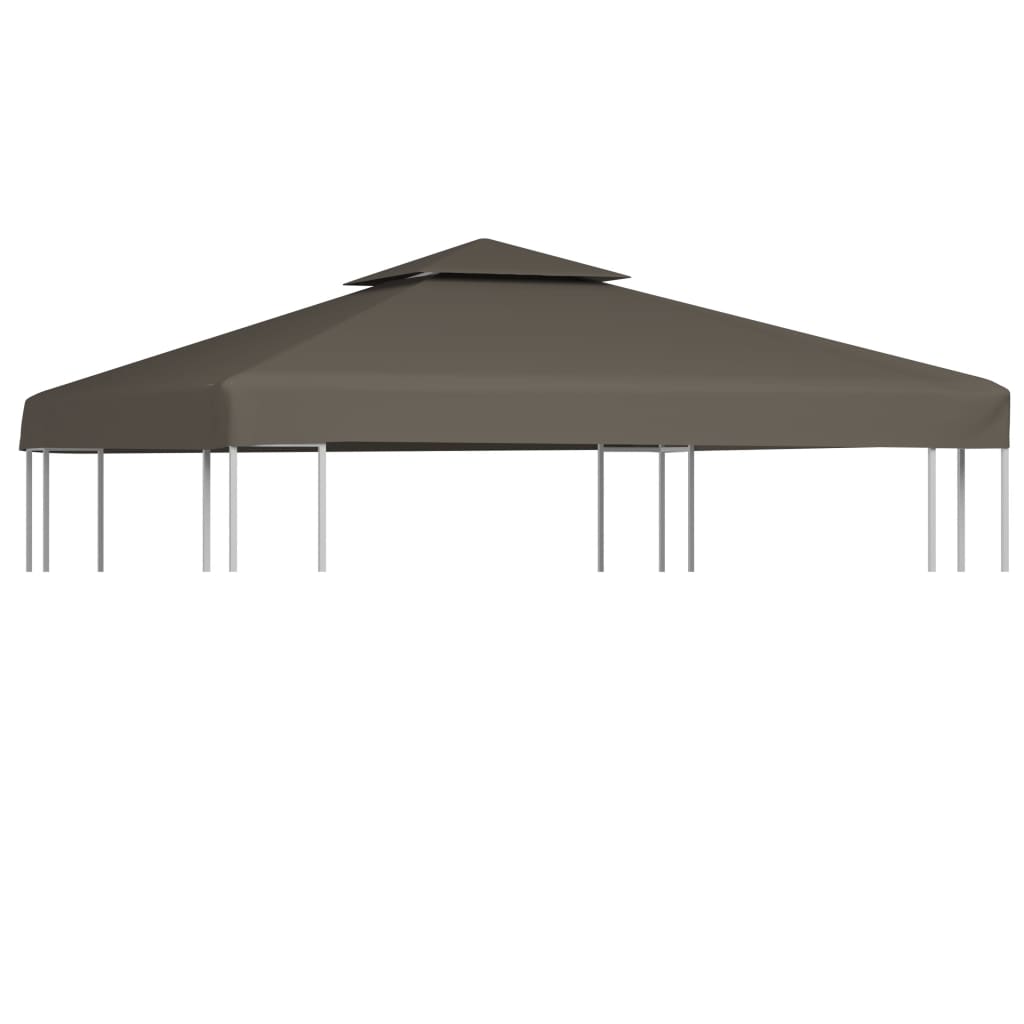  Paviljongtak med ventilering 310 g/m² 3x3 m taupe