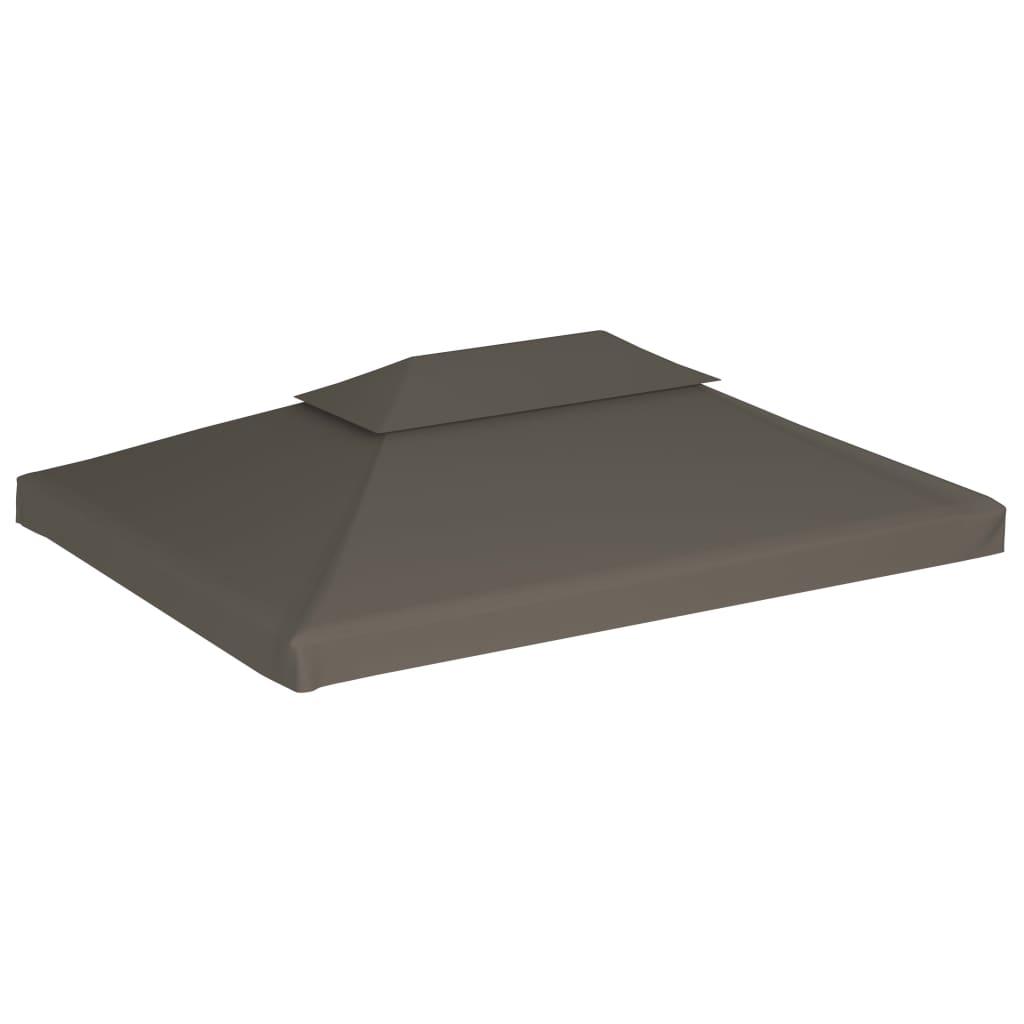  Paviljongtak med ventilering 310 g/m² 4x3 m taupe