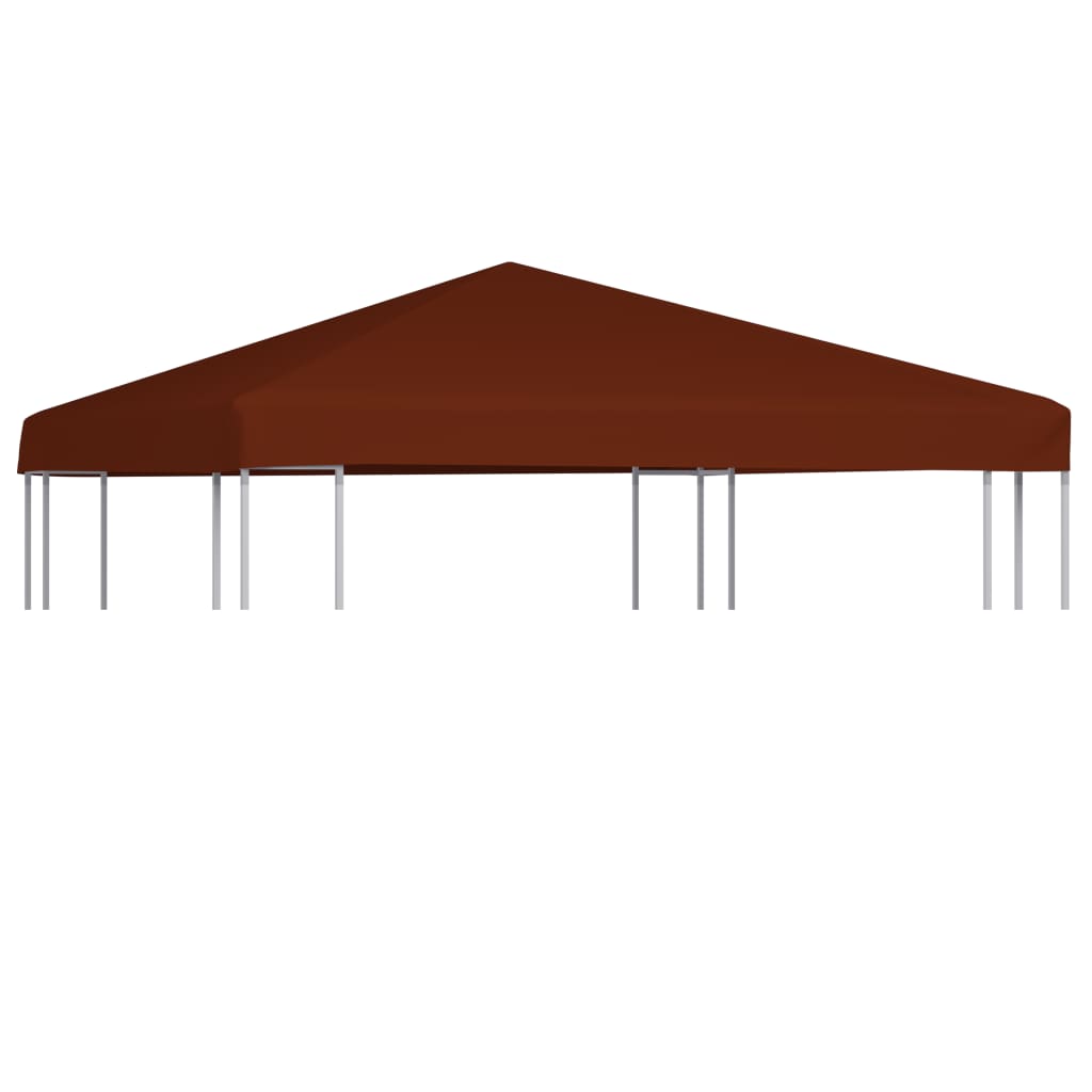  Paviljongtak 310 g/m² 3x3 m terrakotta