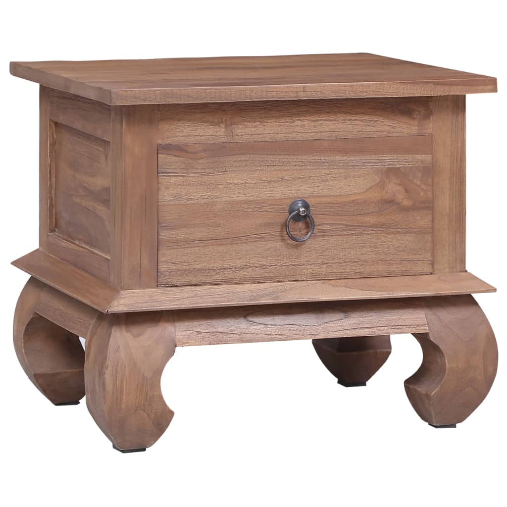  Sängbord 45x35x40 cm massiv teak