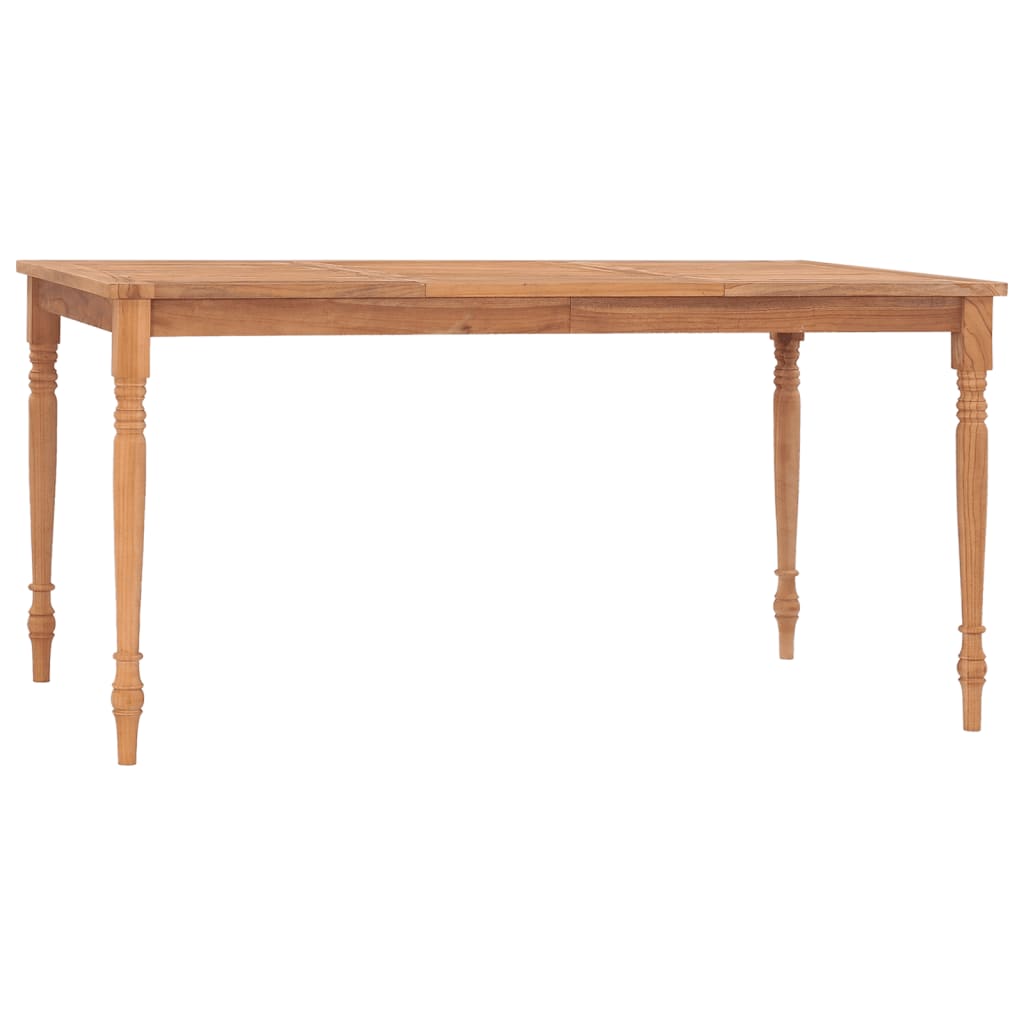  Bataviabord 150x90x75 cm massiv teak