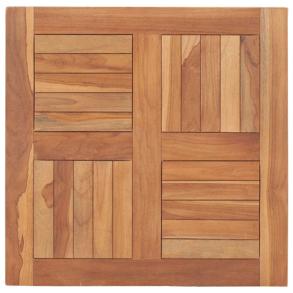  Bordsskiva massiv teak 60x60x2,5 cm