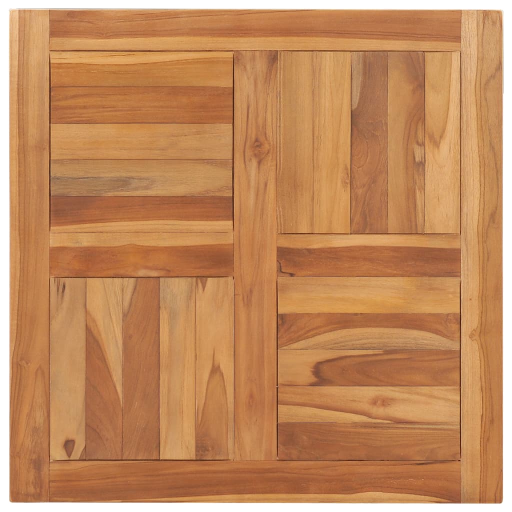  Bordsskiva massiv teak 70x70x2,5 cm