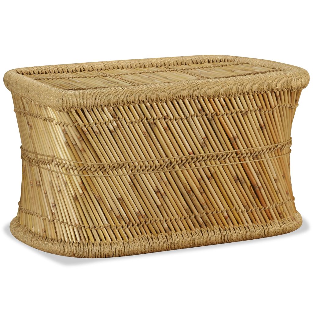  Soffbord fyrkantigt 78x50x45 cm bambu