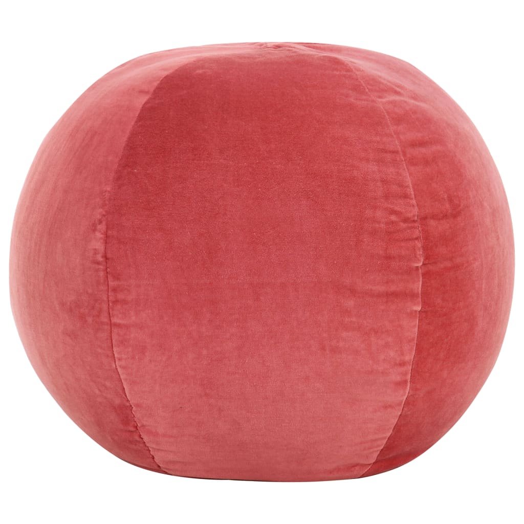  Sittpuff bomullssammet 50x35 cm rosa