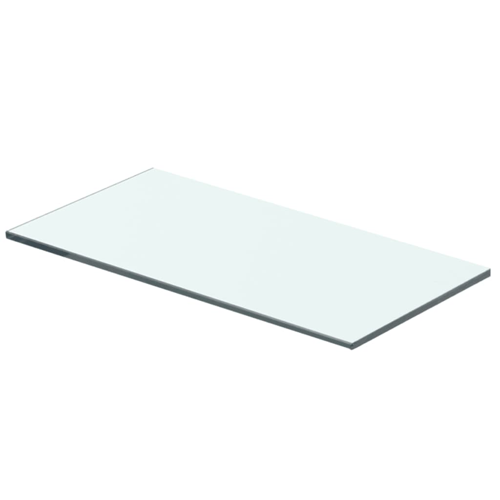  Hyllplan glas genomskinlig 40x15 cm