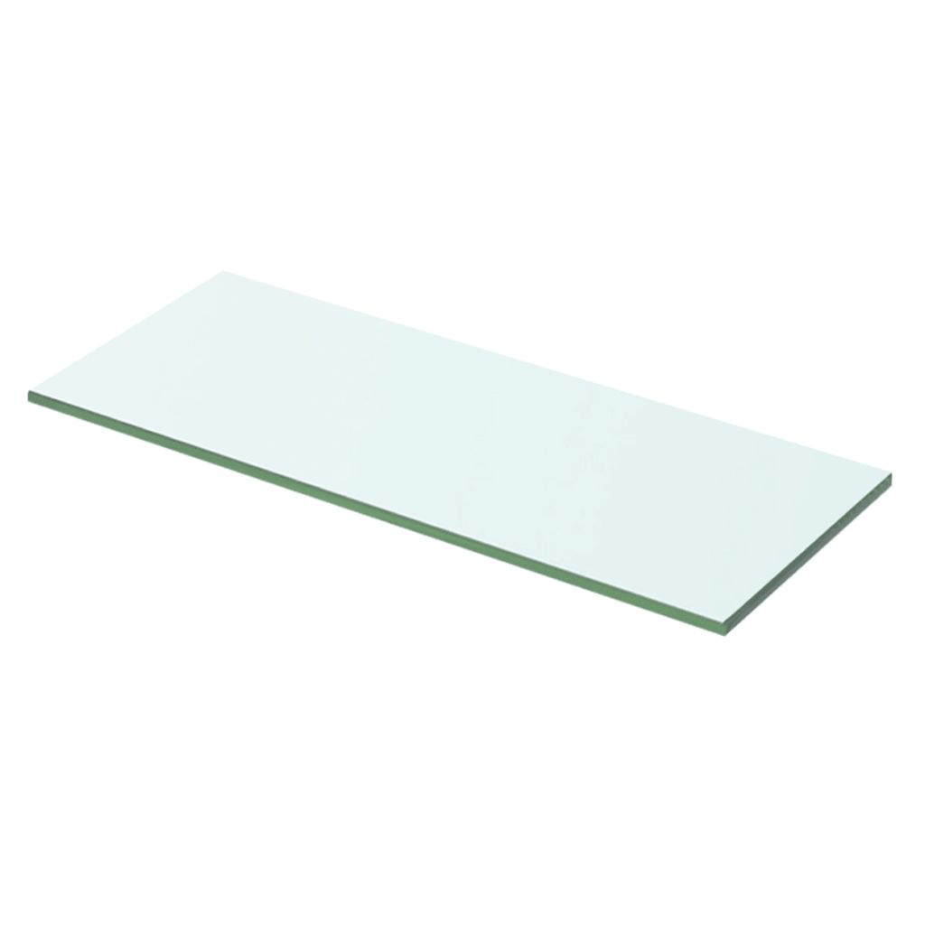  Hyllplan glas genomskinlig 50x15 cm