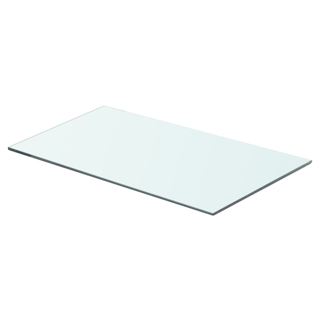  Hyllplan glas genomskinlig 60x30 cm