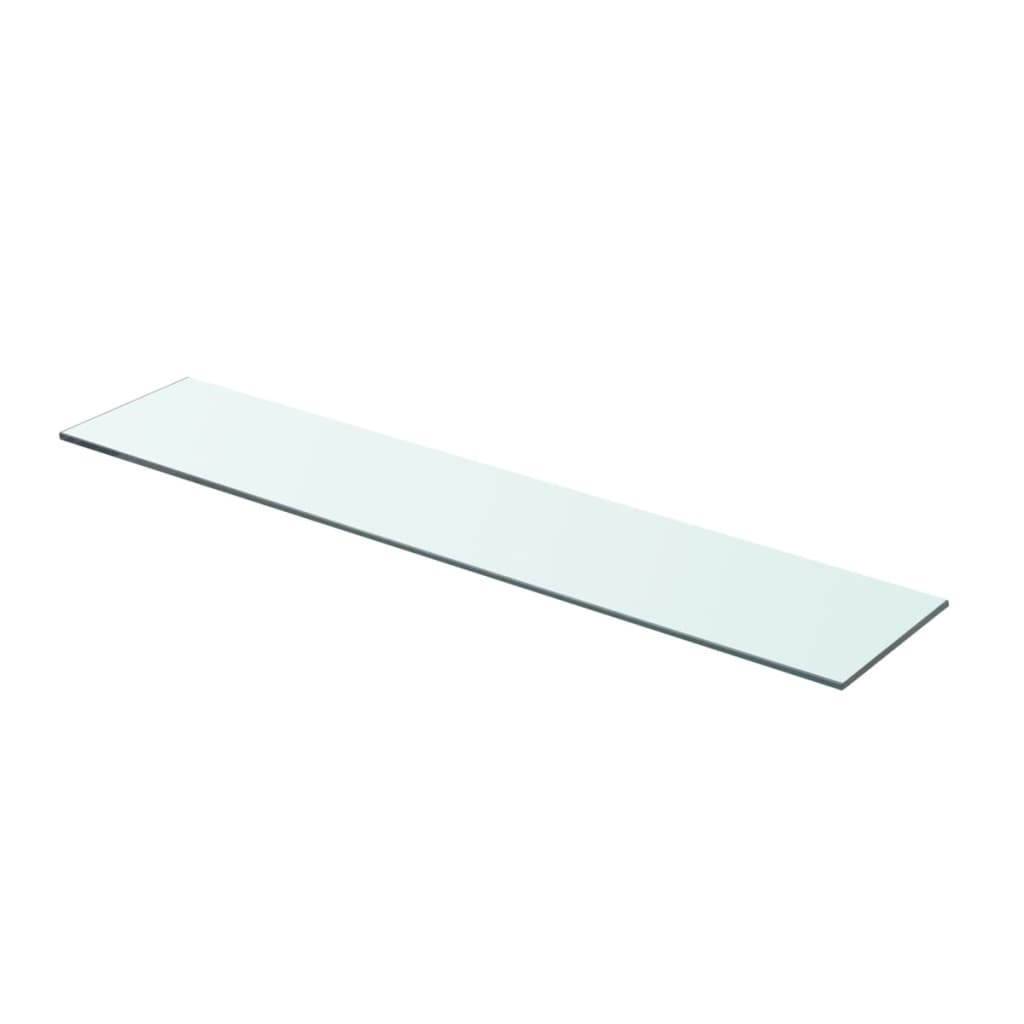  Hyllplan glas genomskinlig 70x15 cm