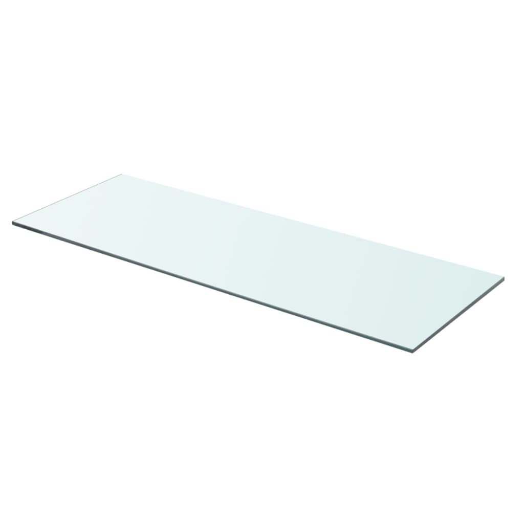  Hyllplan glas genomskinlig 70x25 cm