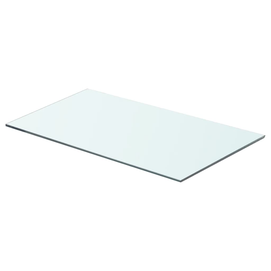  Hyllplan 2 st glas genomskinlig 60x30 cm