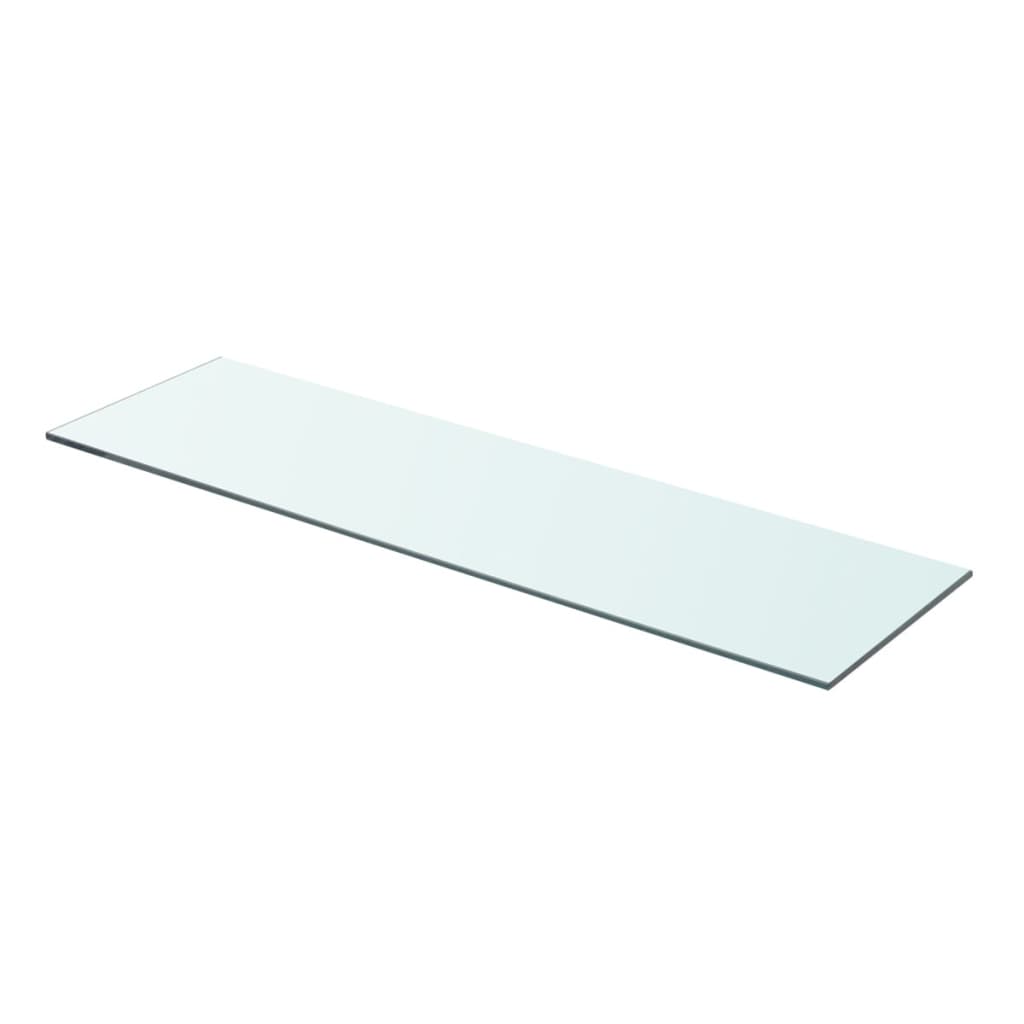  Hyllplan 2 st glas genomskinlig 70x20 cm