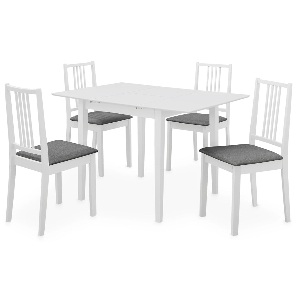 Matgrupp 5 delar MDF vit