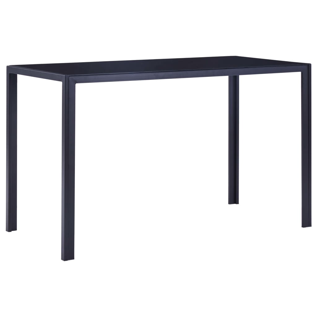  Matbord och stolar 7 delar blå
