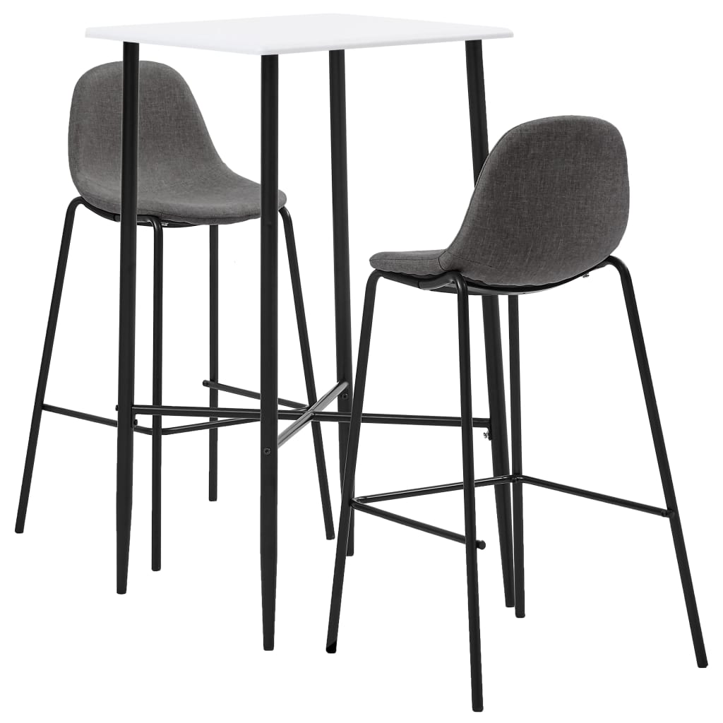  Bargrupp 3 delar tyg taupe