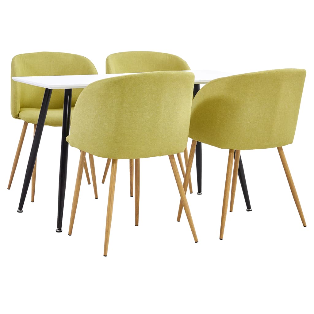  Matgrupp 5 delar tyg grön