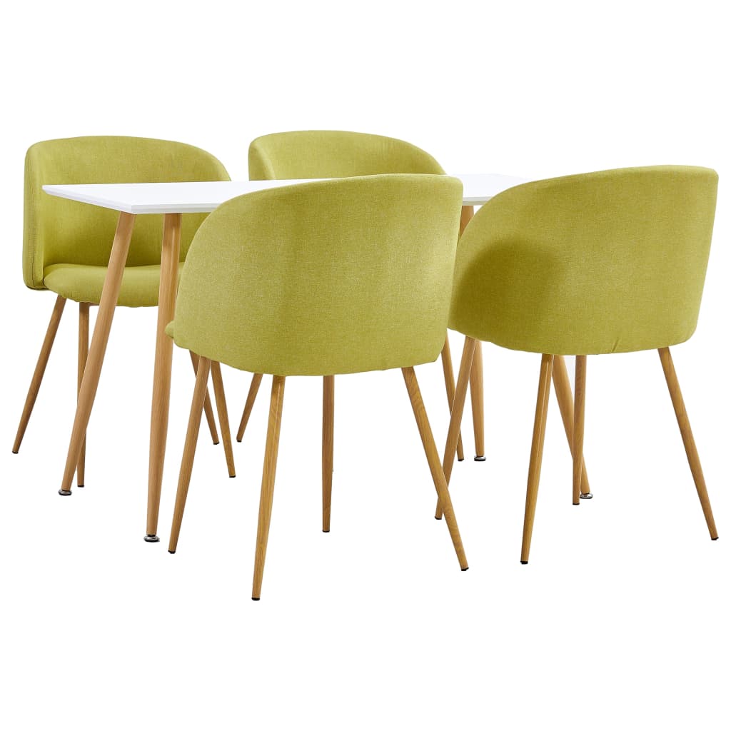  Matgrupp 5 delar tyg grön