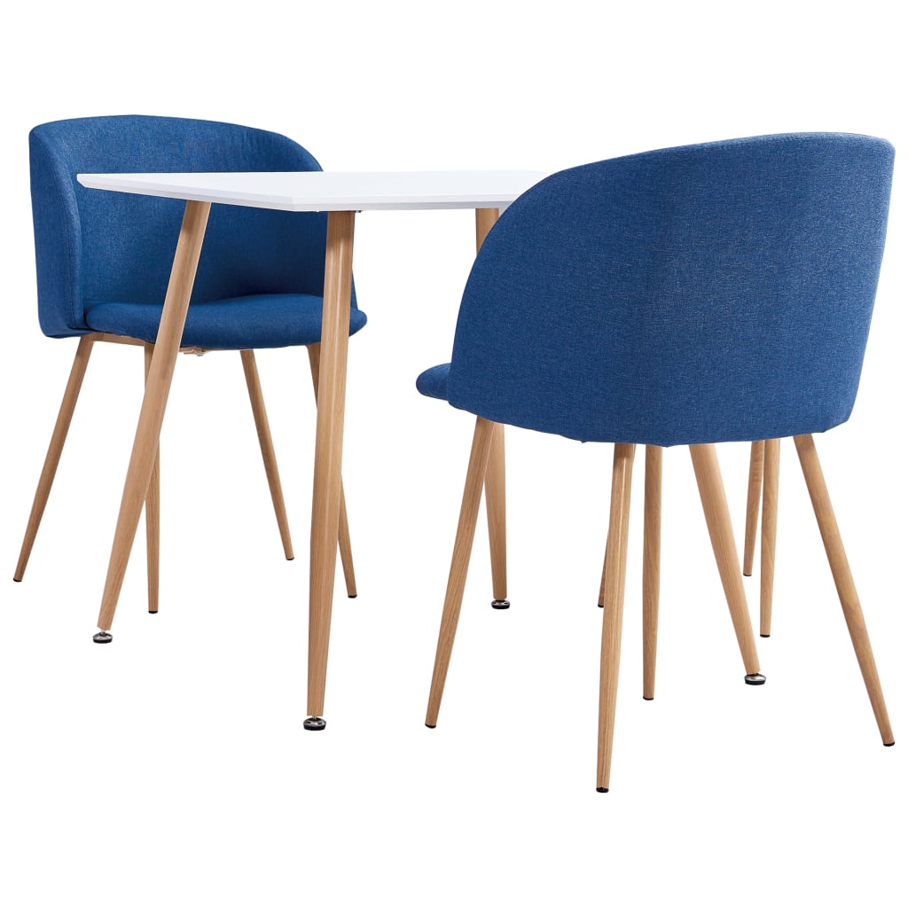  Matgrupp 3 delar tyg blå