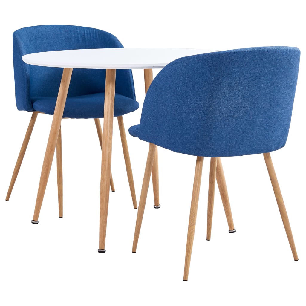  Matgrupp 3 delar tyg blå