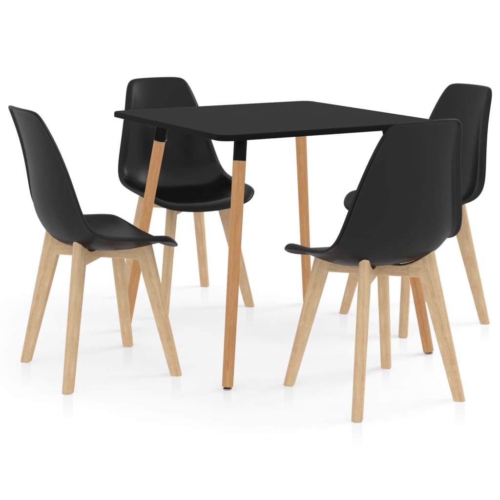  Matgrupp 5 delar svart
