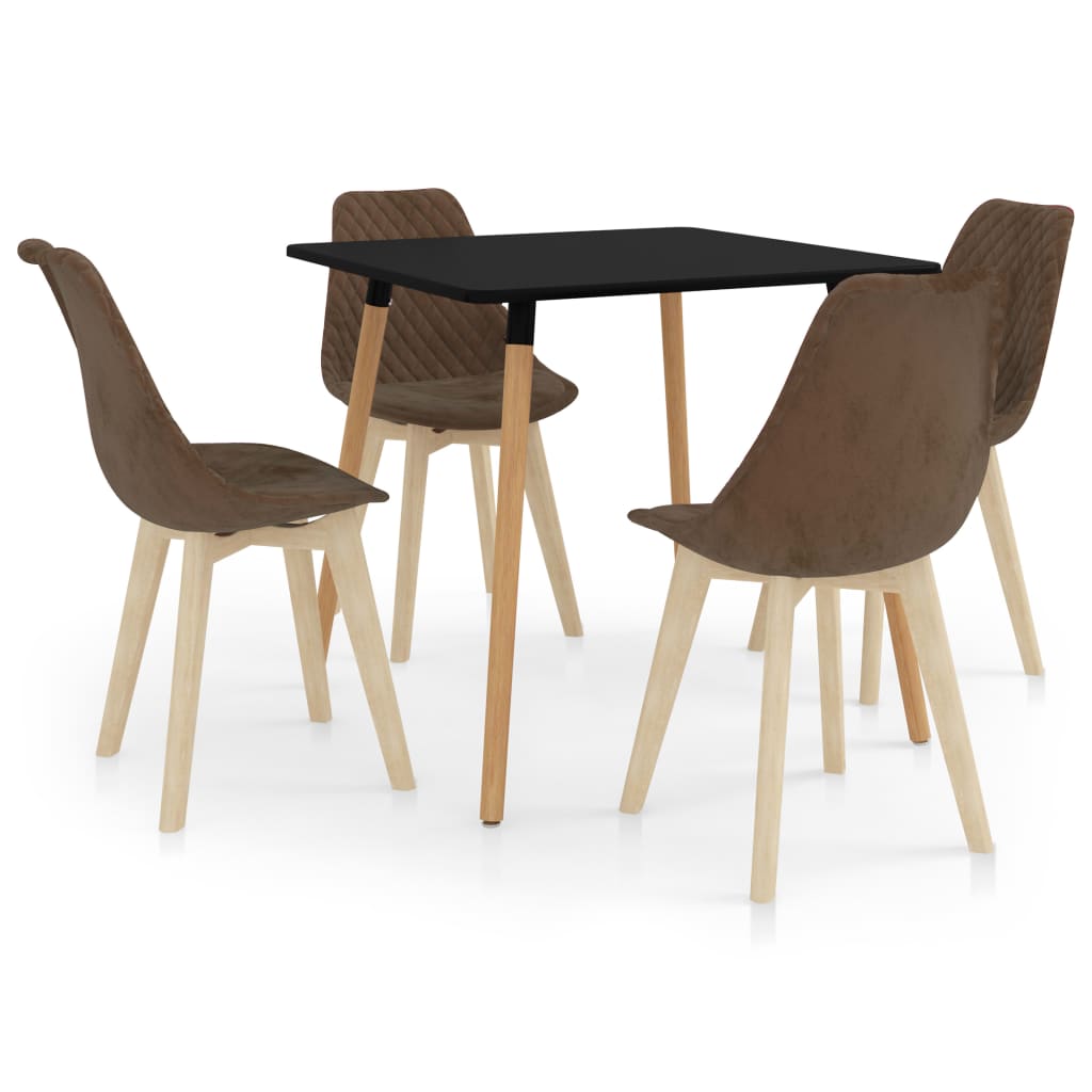  Matgrupp 5 delar brun