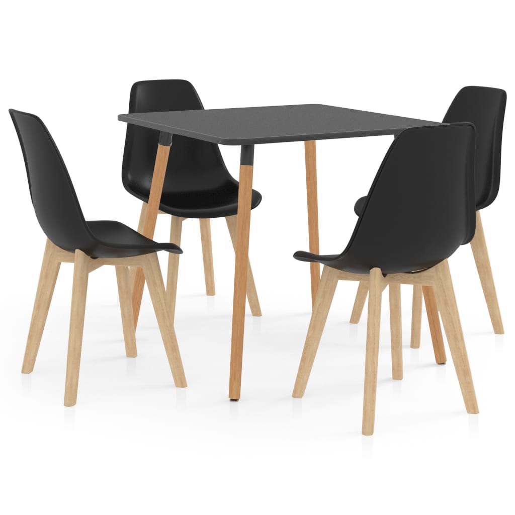  Matgrupp 5 delar svart
