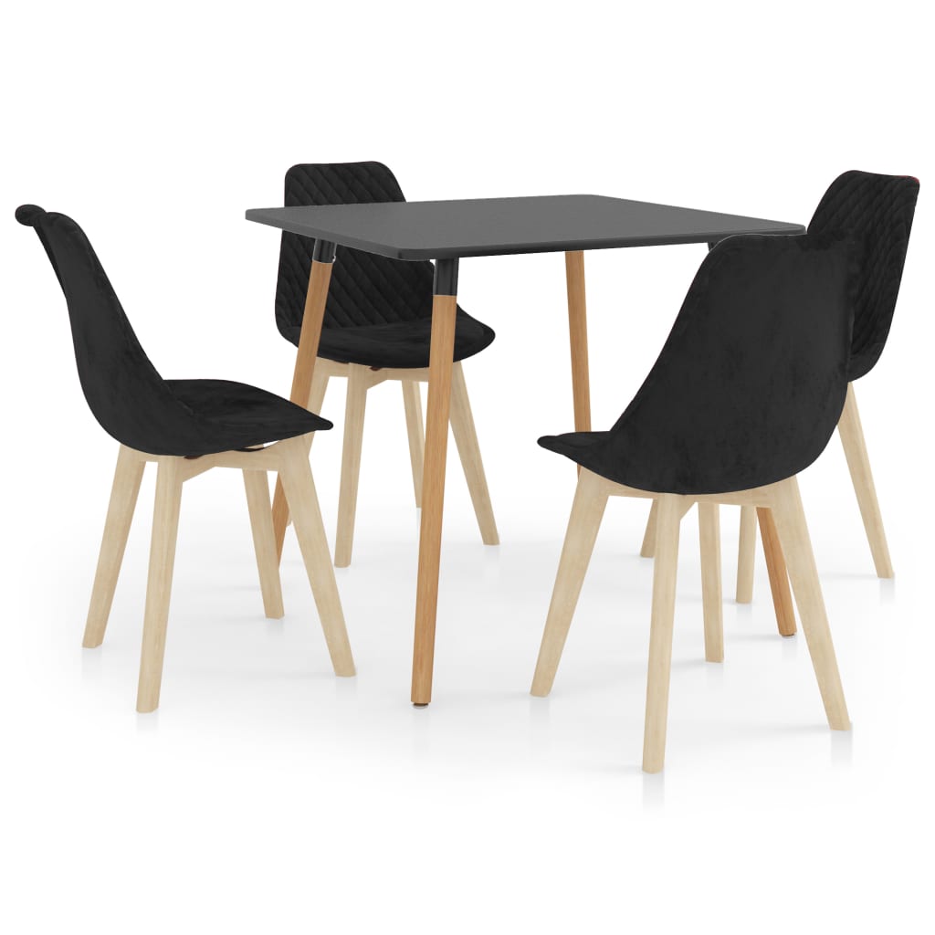  Matgrupp 5 delar svart