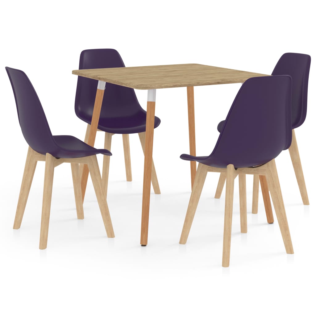  Matgrupp 5 delar mörklila