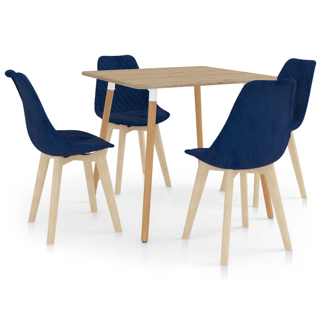  Matgrupp 5 delar blå