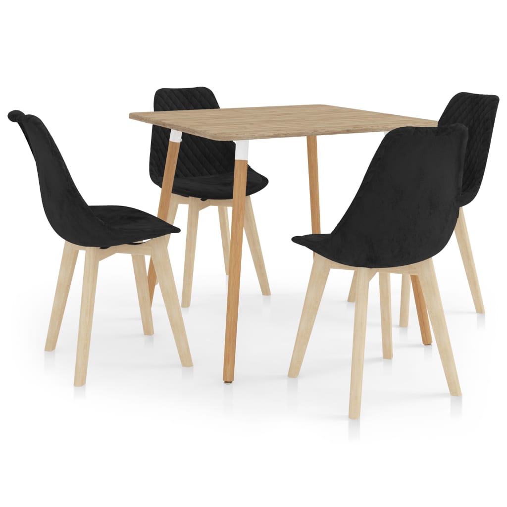  Matgrupp 5 delar svart