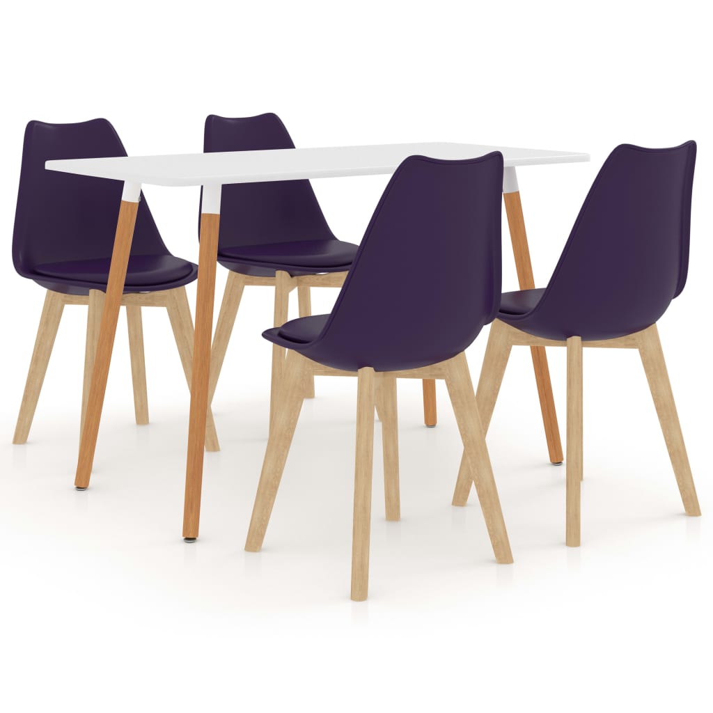  Matgrupp 5 delar mörklila