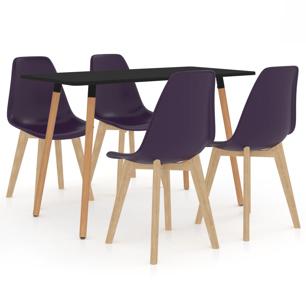  Matgrupp 5 delar mörklila