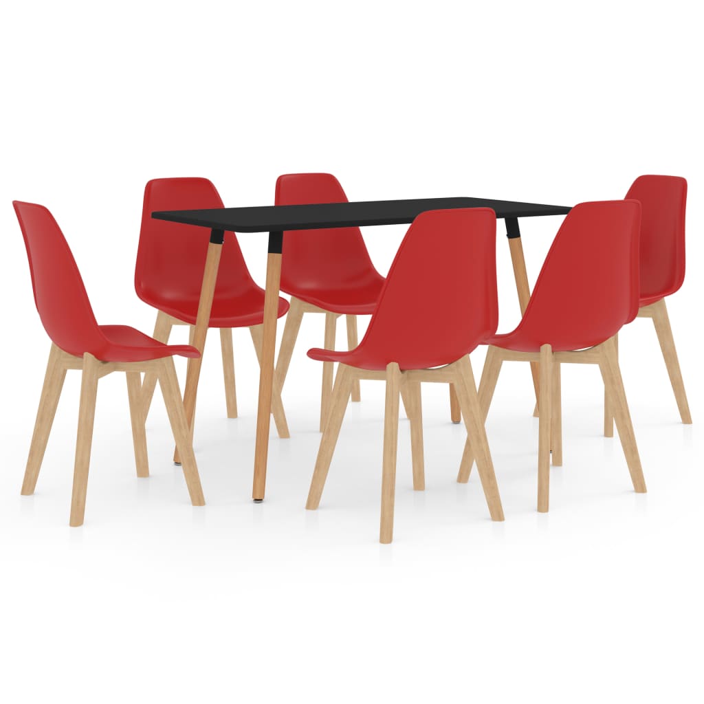  Matgrupp 7 delar röd