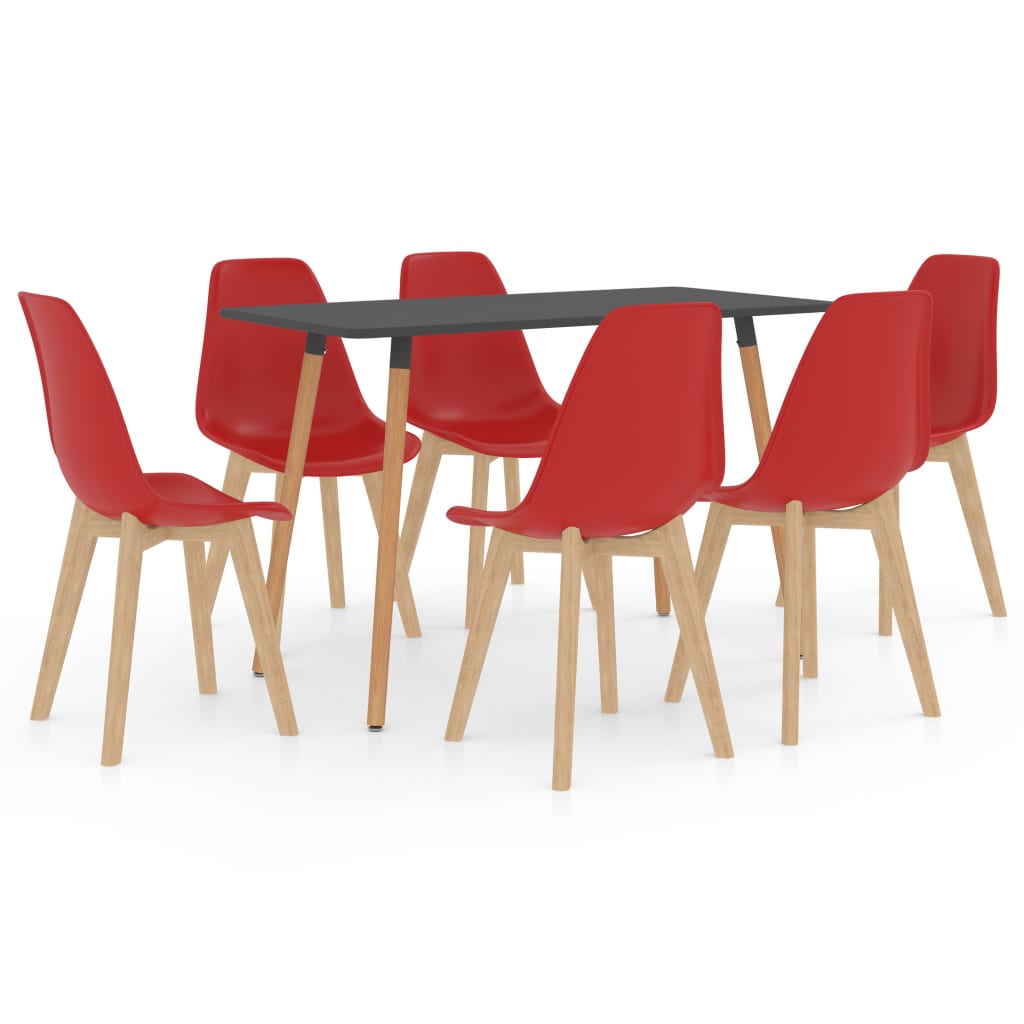  Matgrupp 7 delar röd