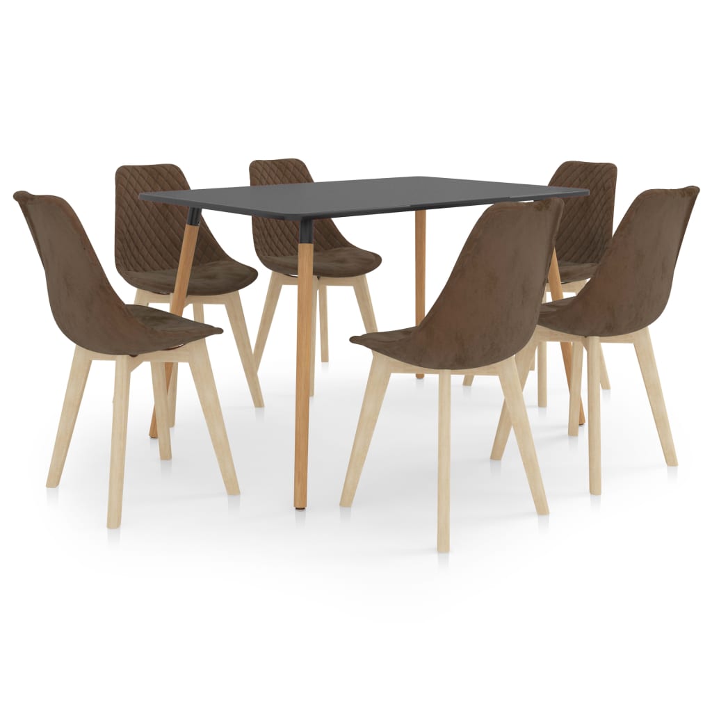  Matgrupp 7 delar brun