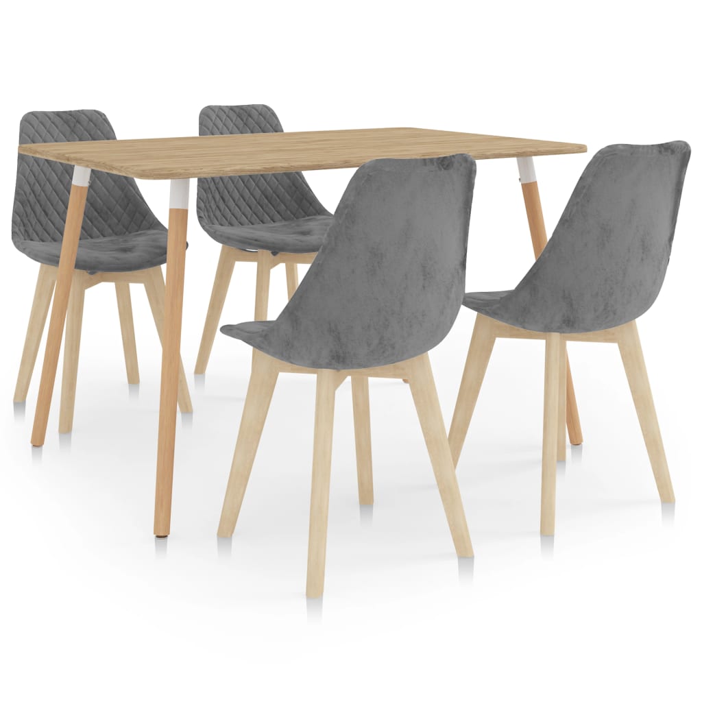  Matgrupp 5 delar grå