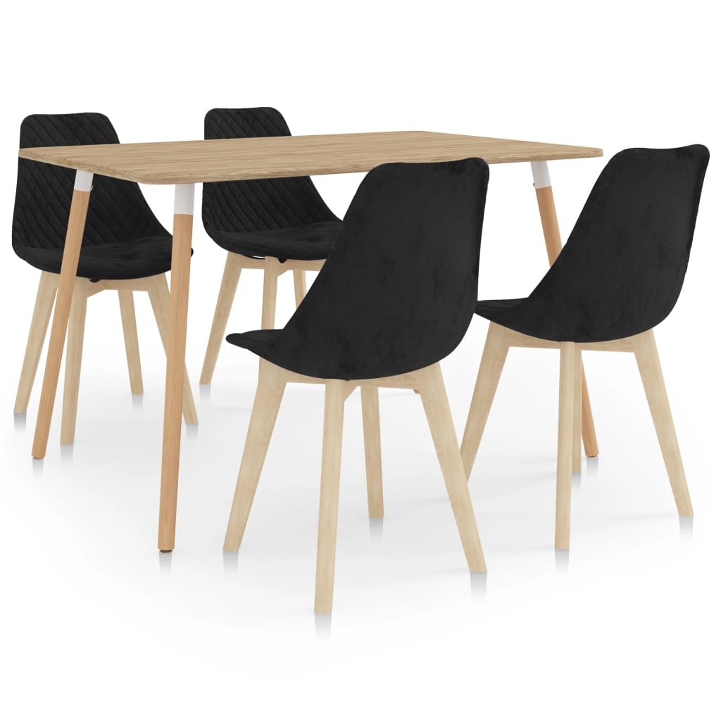  Matgrupp 5 delar svart