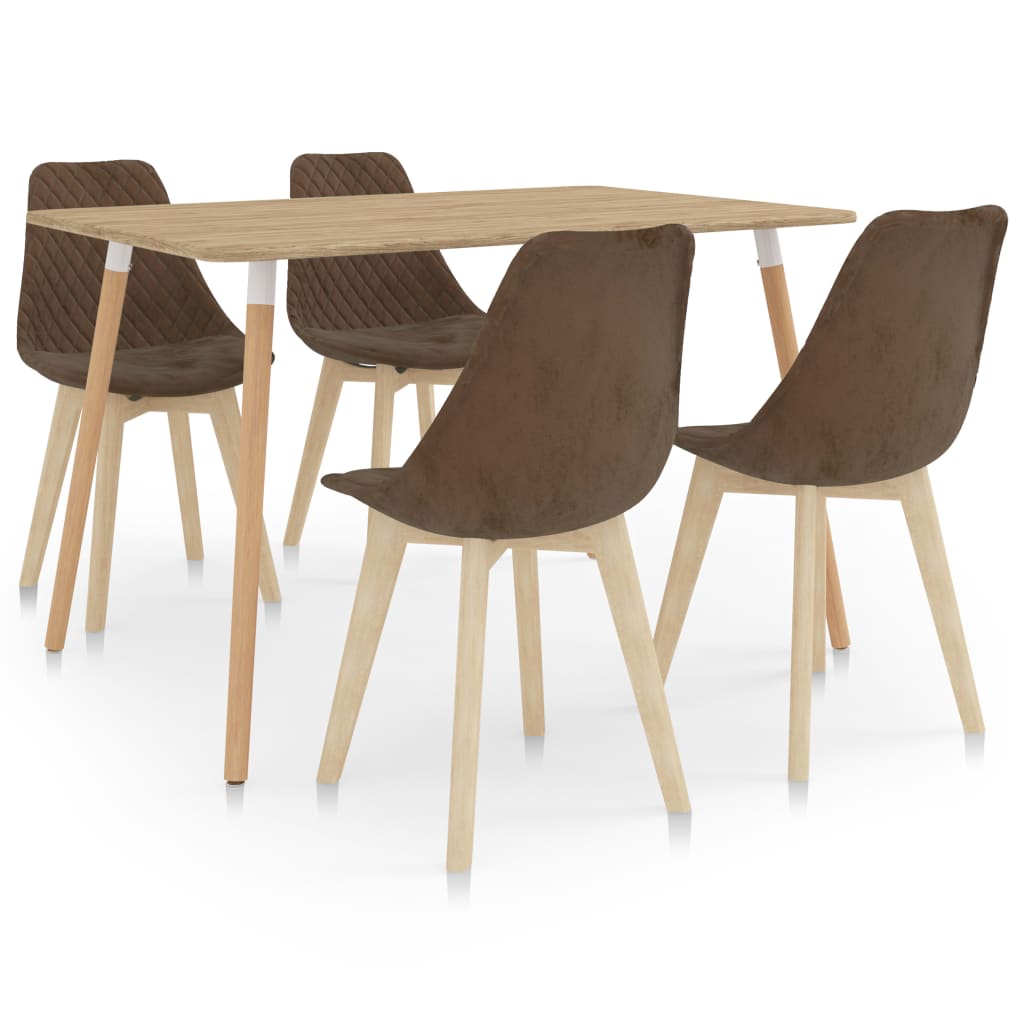  Matgrupp 5 delar brun