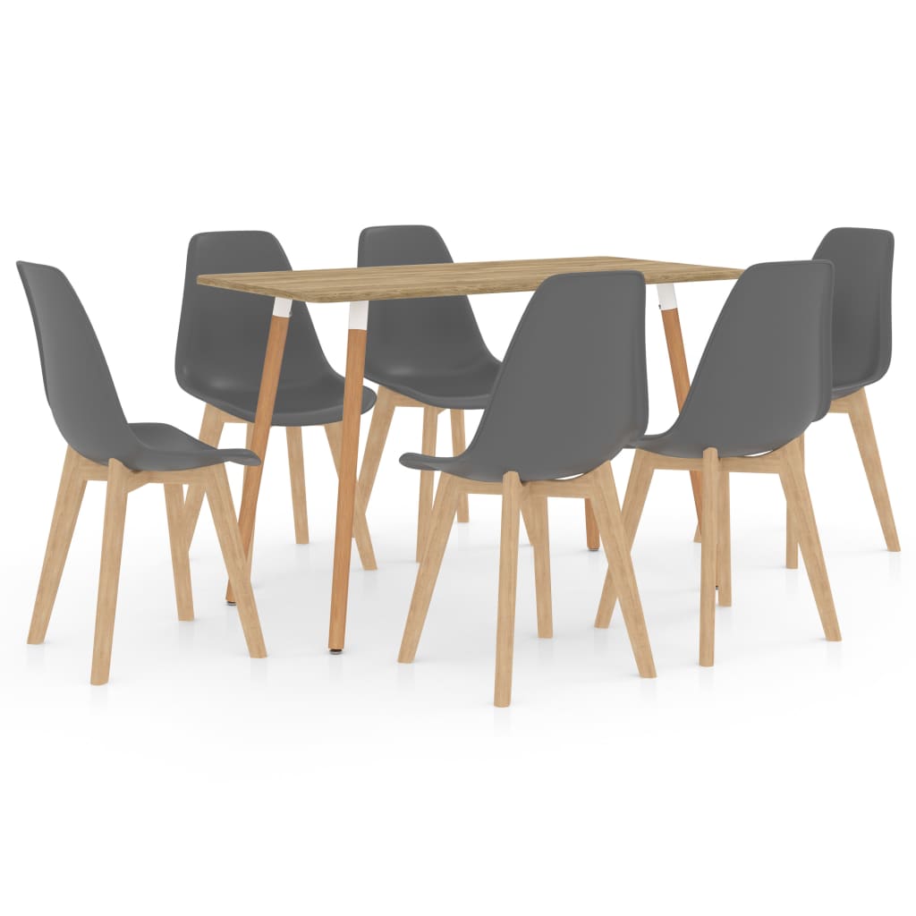  Matgrupp 7 delar grå