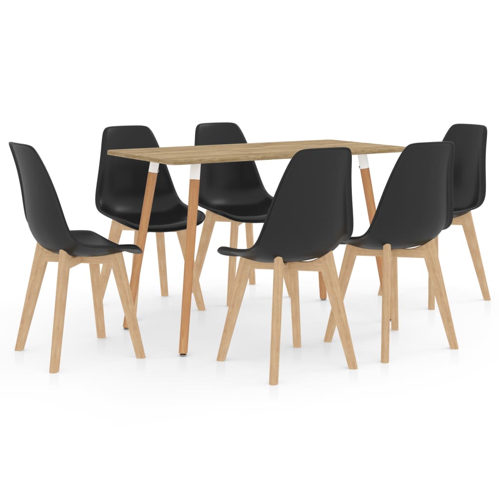 Matgrupp 7 delar svart